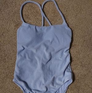 Essential Terry Strappy Back Scoop One-Piece